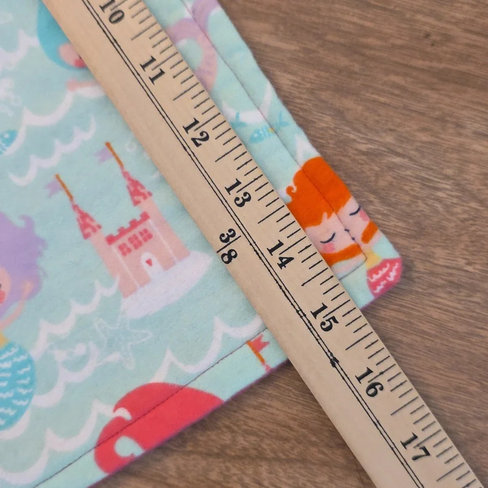 Set Of 3 Flannel & Terry Burp Cloth Handcrafted 15